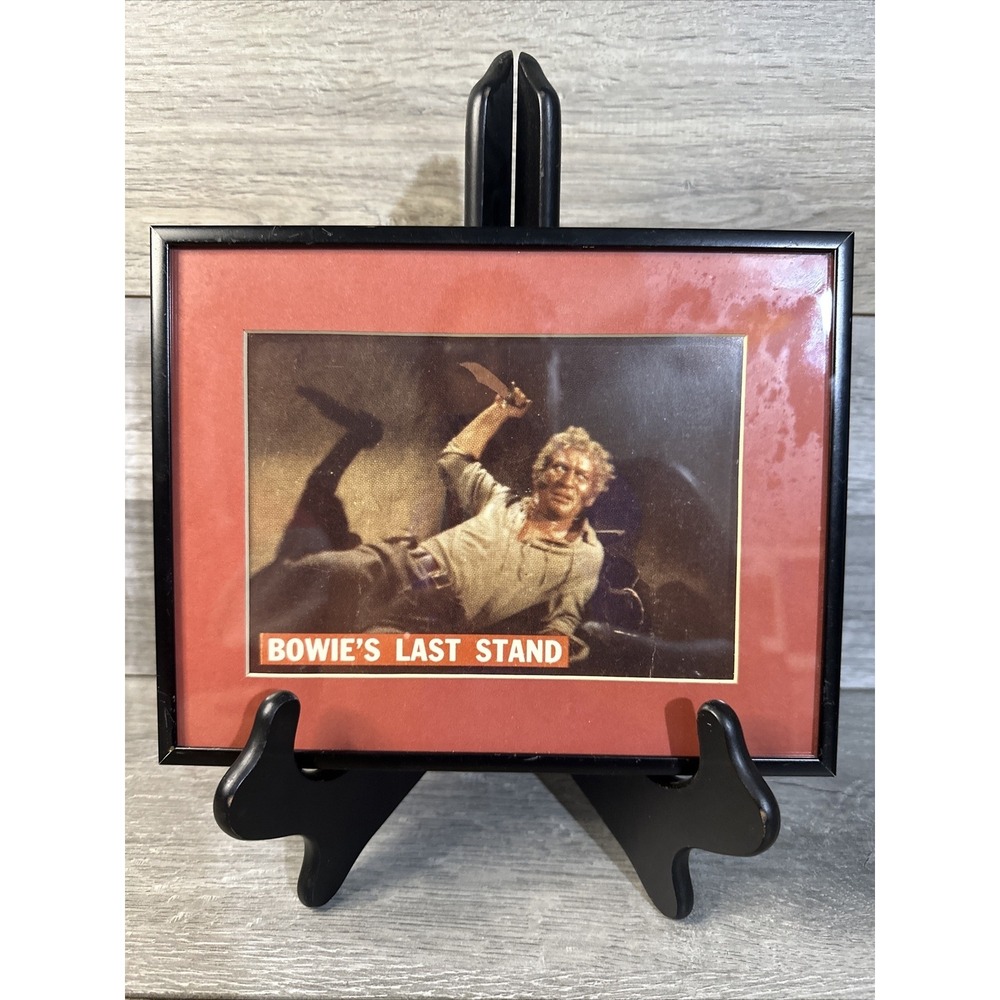 Bowie's Last Stand Framed Art Jim Bowie Alamo Texas History Western Decor